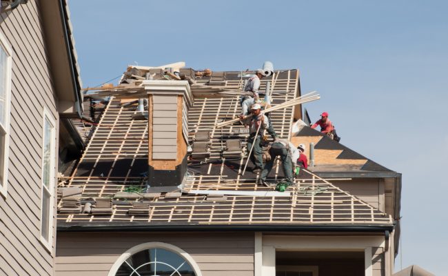 Roof Repair In Progress