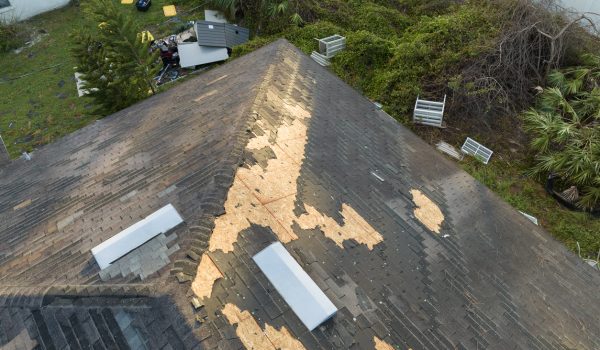 Roof replacement services in Vero for damaged house roof